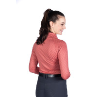 T-shirt funzionale HKM Rosewood Allover Print Grigio chiaro