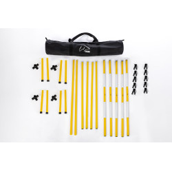 Set da salto HKM Hobby Horsing Giallo