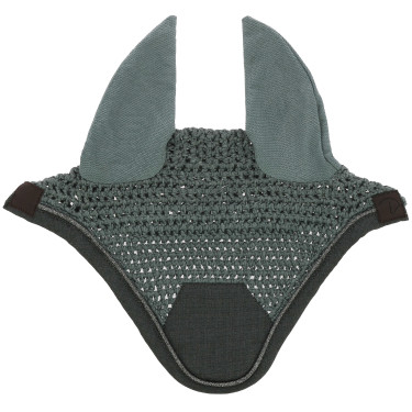 Cuffia antimosche Equithème Chic Grigio