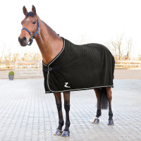 Coperta in pile da presentazione Horze Nero
