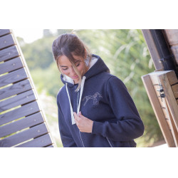 Felpa Pénélope Tressy Marina Blu marino