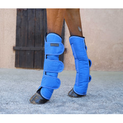 Ghette da trasporto Equithème Tyrex Aisance 1200D Blu reale