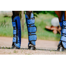 Ghette da trasporto Equithème Tyrex Aisance 1200D Blu reale