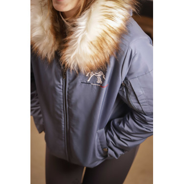 Bomber Pénélope Over Lyon Mare di Bering Blu Bomber Pénélope Over Lyon Mare di Bering Blu