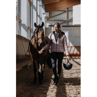 Piumino Je t'aime Equithème Lutha Nero / rosa Piumino Je t'aime Equithème Lutha Nero / rosa