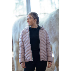 Piumino Je t'aime Equithème Lutha Nero / rosa