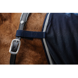 Camicia Equithème Micro mesh combo Blu navy Camicia Equithème Micro mesh combo Blu navy