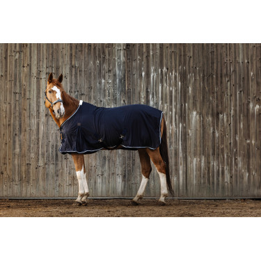 Camicia Equithème Micro mesh Blu navy Camicia Equithème Micro mesh Blu navy