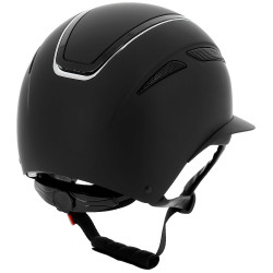 Casco Equithème Agris visiera larga Nero argentato Casco Equithème Agris visiera larga Nero argentato