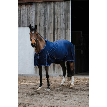 Camicia policotone Equithème Classic Blu navy Camicia policotone Equithème Classic Blu navy