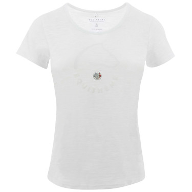 T-shirt Equithème Claire Bianco T-shirt Equithème Claire Bianco