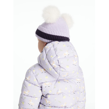 Cappello LeMieux Mini Doppio Pompon Lilla Viola Cappello LeMieux Mini Doppio Pompon Lilla Viola