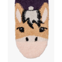 Calzini LeMieux Fluffy Character Chancer Marrone