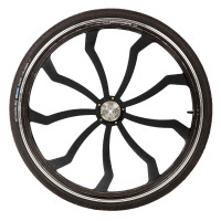 Sulky-Rad Finn-Tack Contender C6 28' (einzeln) Nero