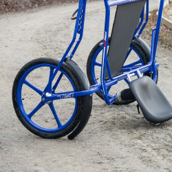 Ruota per cart da allenamento 19"x 2,25 Speciale Nero