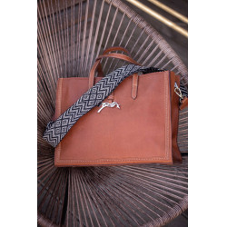 Borsa Pénélope Romane Cognac Marrone