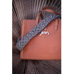 Borsa Pénélope Romane Cognac Marrone