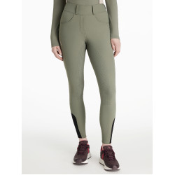 Leggings LeMieux spazzolati Amy donna Rosmarino Verde