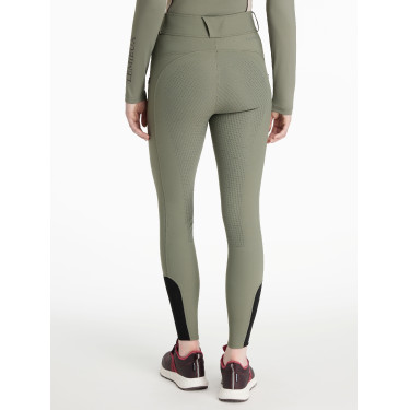 Leggings LeMieux spazzolati Amy donna Rosmarino Verde