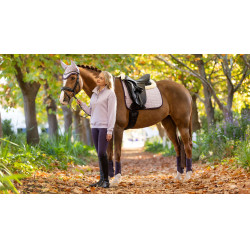 Tappetino LeMieux Merino+ Suede Dressage Square Lilla Viola