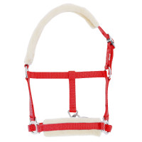 Capestro puledro Riding World montone sintetico Rosso Capestro puledro Riding World montone sintetico Rosso