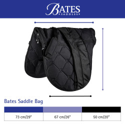 Borsa da sella Bates Nero