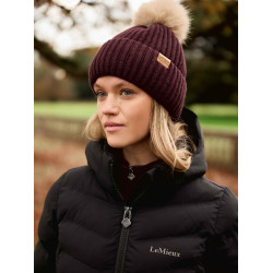 Cappello a coste LeMieux Clara Prugna Viola