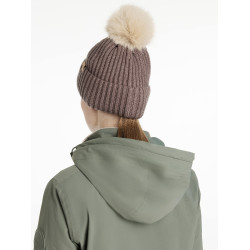 Cappello a coste LeMieux Clara Noce Marrone