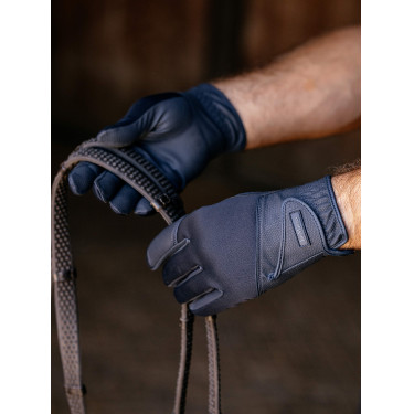 Guanti da equitazione LeMieux Hybrid Marina Blu marino