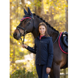 Cappotto da equitazione Young Rider LeMieux impermeabile Thea Marina Blu marino