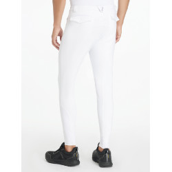 Pantaloni da equitazione LeMieux con fondi in silicone Sports da uomo Bianco