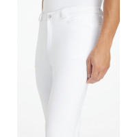 Pantaloni da equitazione LeMieux con fondi in silicone Sports da uomo Bianco
