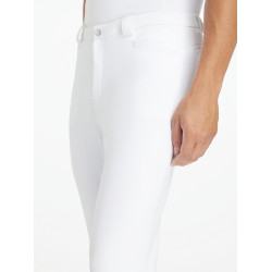 Pantaloni da equitazione LeMieux con fondi in silicone Sports da uomo Bianco