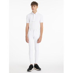 Pantaloni da equitazione Young Rider LeMieux Sport da ragazzo Bianco