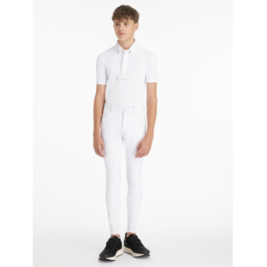 Pantaloni da equitazione Young Rider LeMieux Sport da ragazzo Bianco
