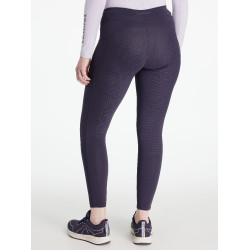 Leggings da equitazione LeMieux spazzolati Natalie donna Ginepro Viola