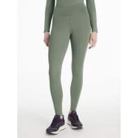Leggings da equitazione LeMieux spazzolati Natalie donna Rosmarino Verde
