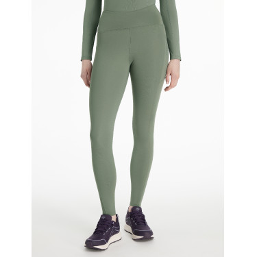 Leggings da equitazione LeMieux spazzolati Natalie donna Rosmarino Verde Leggings da equitazione LeMieux spazzolati Natalie donna Rosmarino Verde