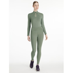 Leggings da equitazione LeMieux spazzolati Natalie donna Rosmarino Verde Leggings da equitazione LeMieux spazzolati Natalie donna Rosmarino Verde