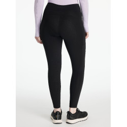 Leggings da equitazione LeMieux spazzolati Natalie donna Nero