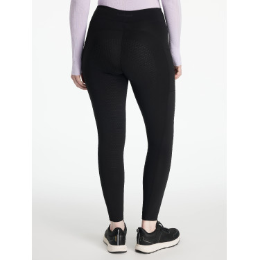 Leggings da equitazione LeMieux spazzolati Natalie donna Nero