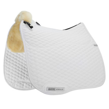 Sottosella da addestramento Stübben in pelle di agnello Streamline Bianco