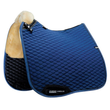 Sottosella da addestramento Stübben in pelle di agnello Streamline Blu