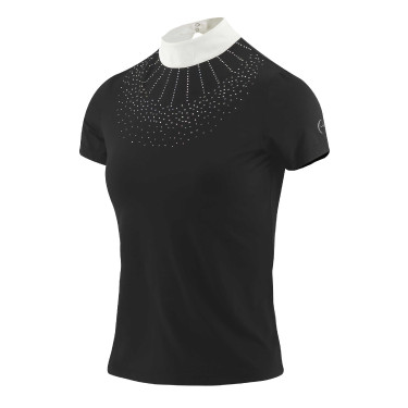 Polo Equithème London maniche corte Nero