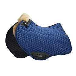 Tappeto da salto ostacoli Stübben in pelle d'agnello Streamline Close Contact Blu