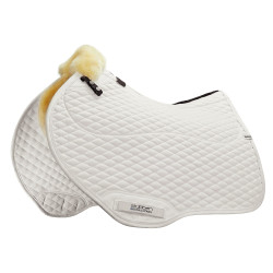 Tappeto da salto ostacoli Stübben in pelle d'agnello Streamline Close Contact Bianco