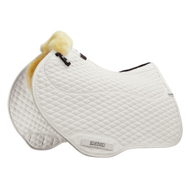 Tappeto da salto ostacoli Stübben in pelle d'agnello Streamline Close Contact Bianco
