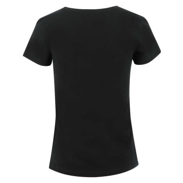 T-shirt Equithème Magali maniche corte Nero