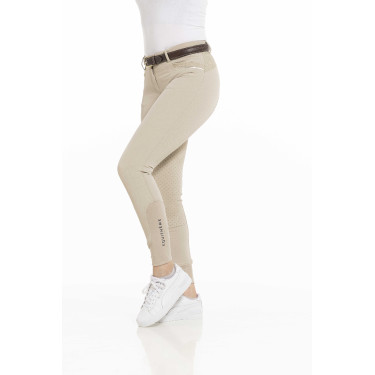 Pantaloni Equithème Kendal fondo in silicone Beige