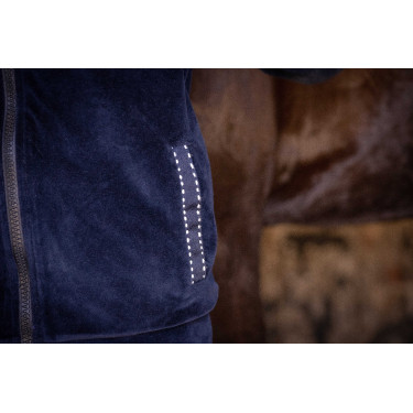 Felpa con zip Emy Velvet Pénélope Blu navy Felpa con zip Emy Velvet Pénélope Blu navy